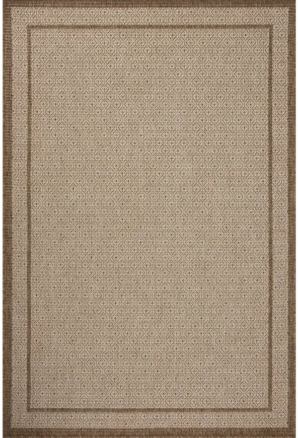 Merrick MER-05 Chestnut / Oatmeal 2''3" x 7''7" Rug by Loloi II