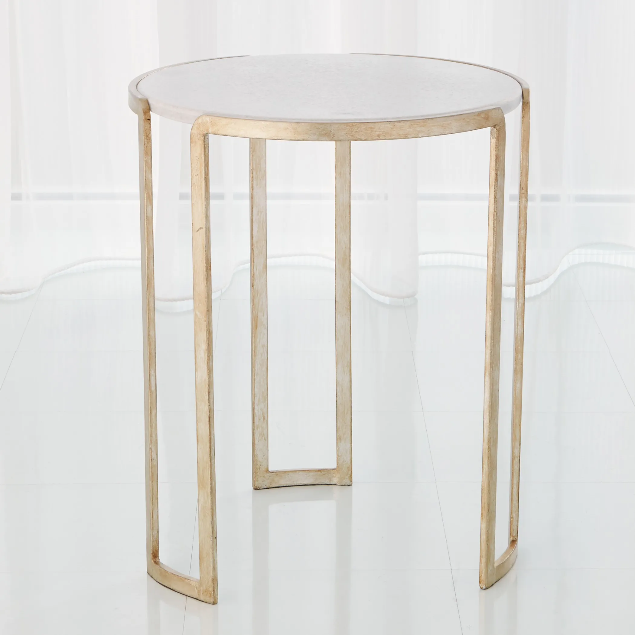 Channel Accent Table- Silver