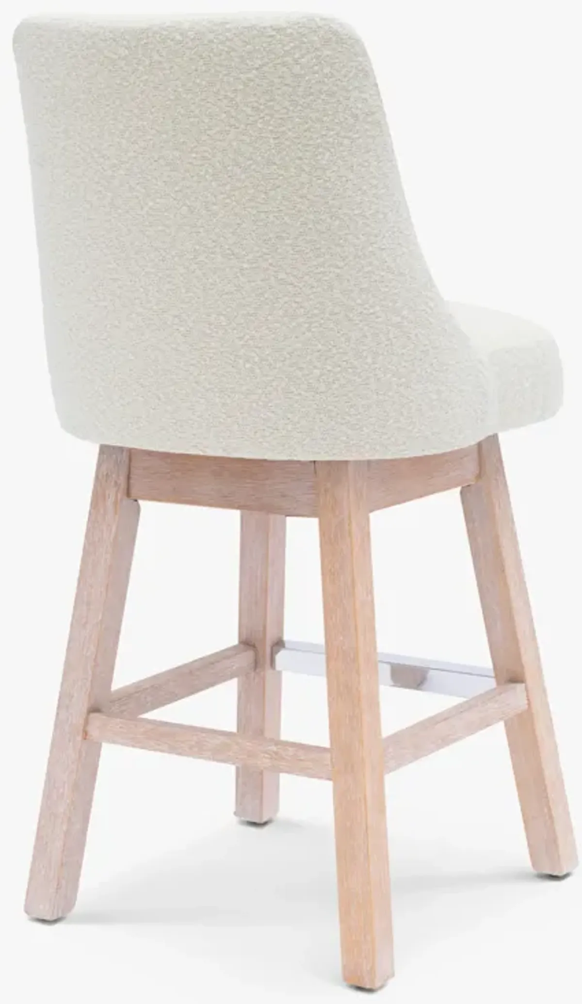 WestinTrends 26" Upholstered Swivel Counter Height Bar Stool