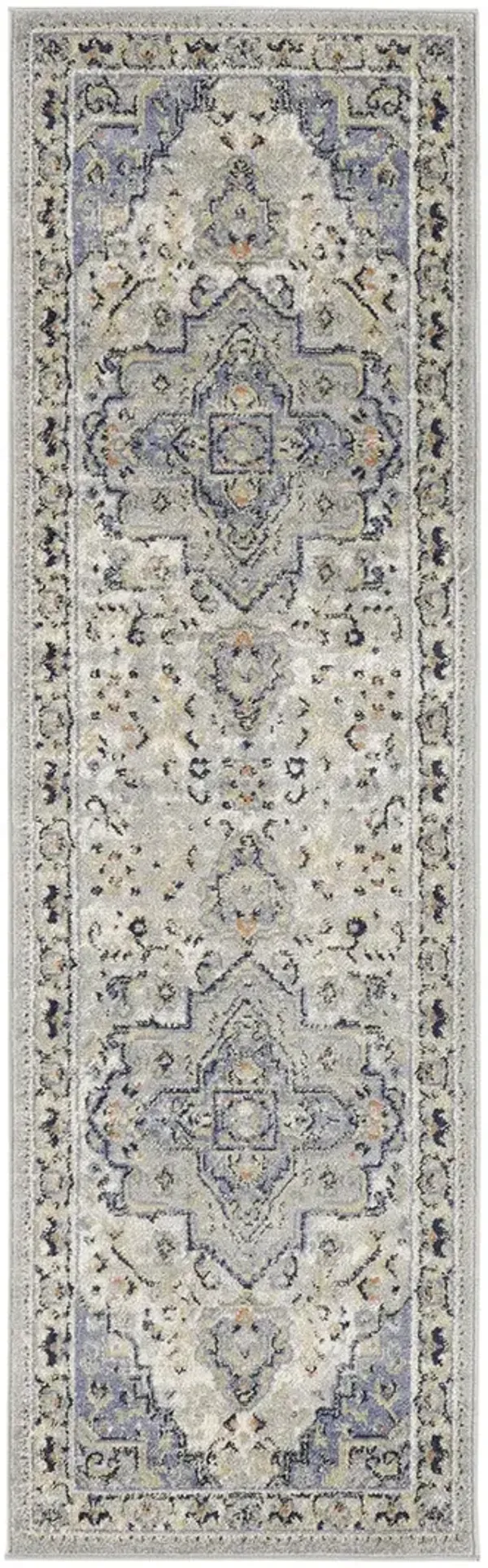 Nourison Essentials Persian NRE07 Blue 2'2" x 10' Rug