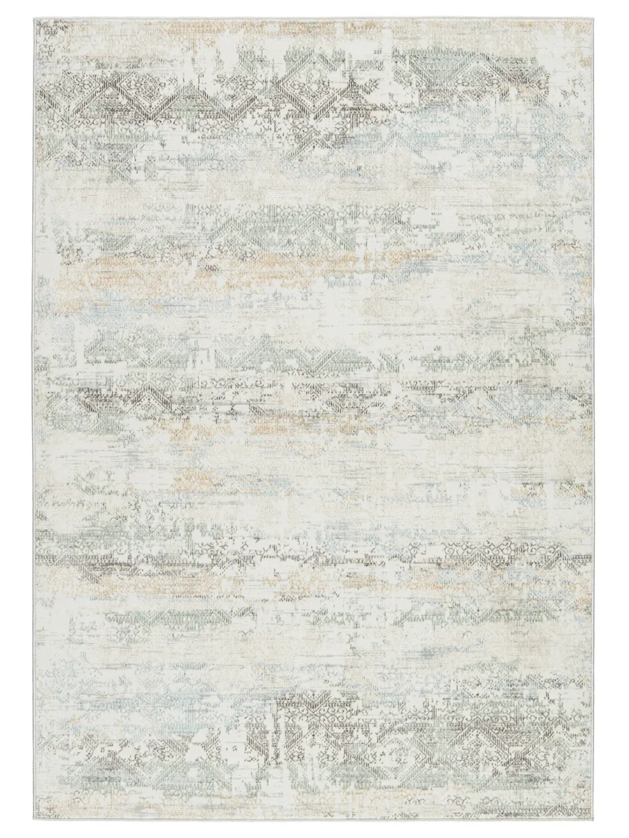 Melo Chantel Gray 2'6" x 10' Runner Rug