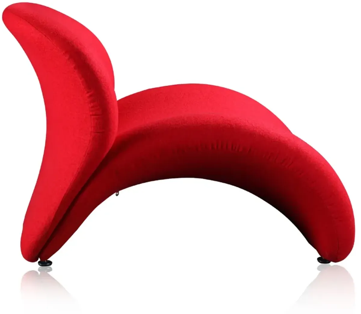 Rosebud Red Accent Chair