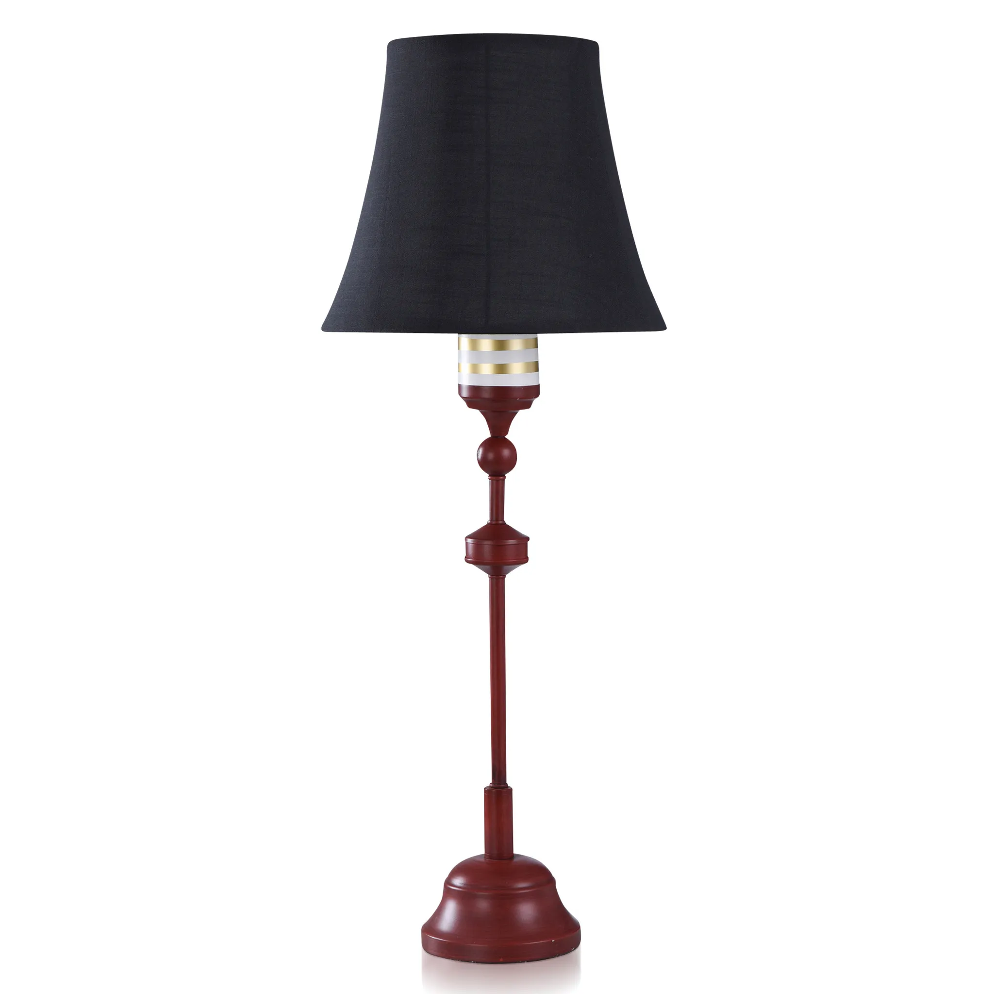 Chinese Red Metal Lamp