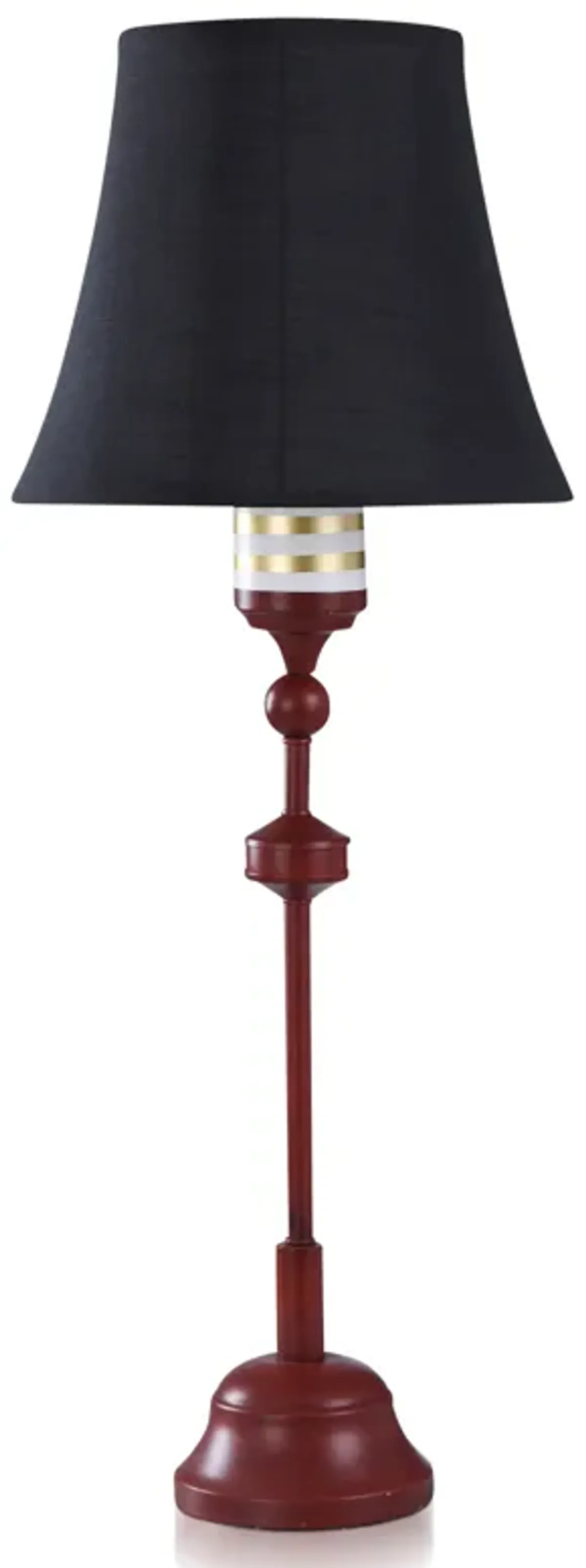 Chinese Red Metal Lamp