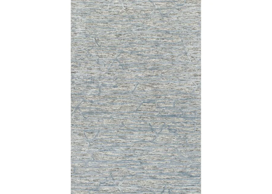 Juneau JY07 Grey/Blue 3'6" x 5'6" Rug