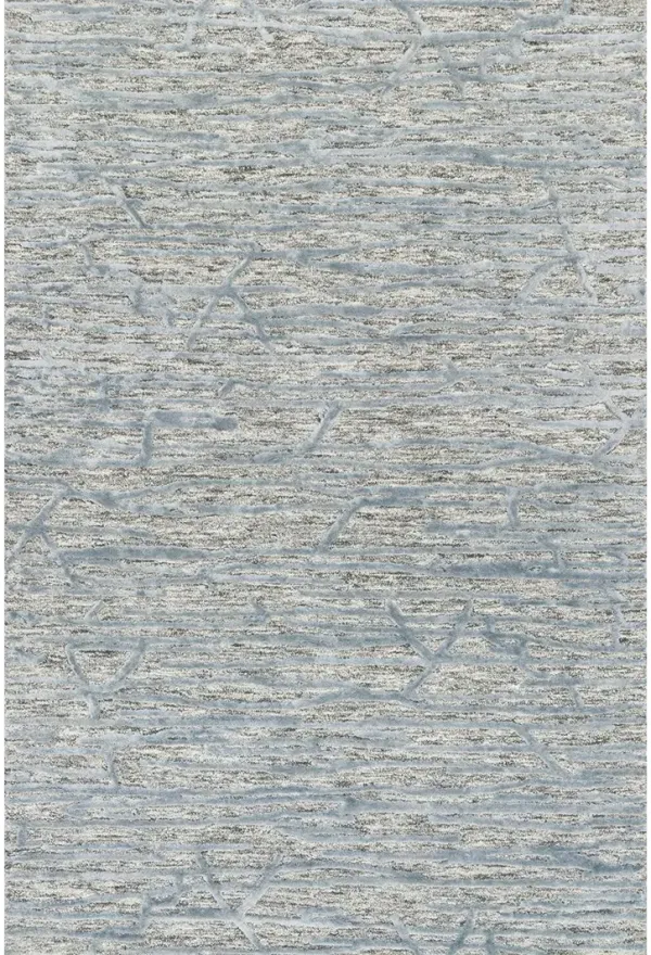Juneau JY07 Grey/Blue 3'6" x 5'6" Rug