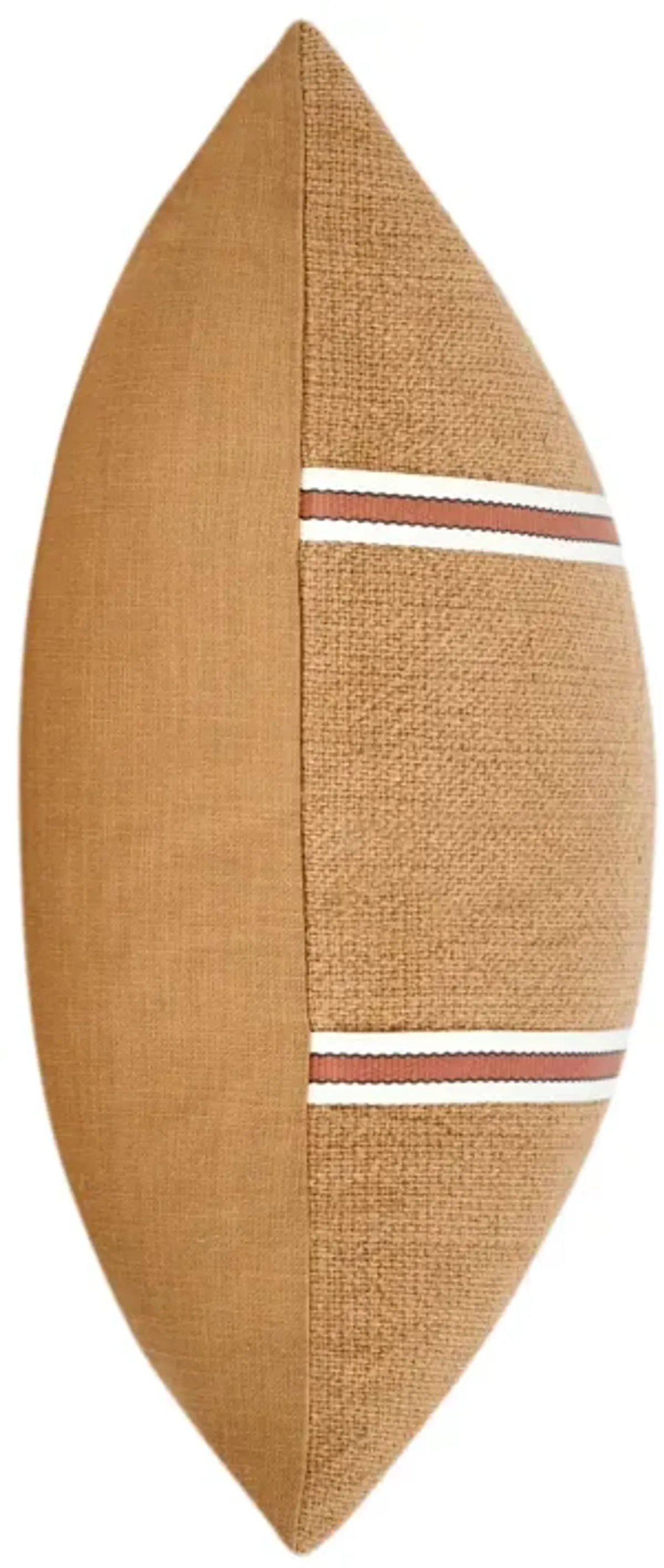 Square Accent Throw Pillow, 22 Inch Cotton and Linen, Chestnut Brown - Benzara