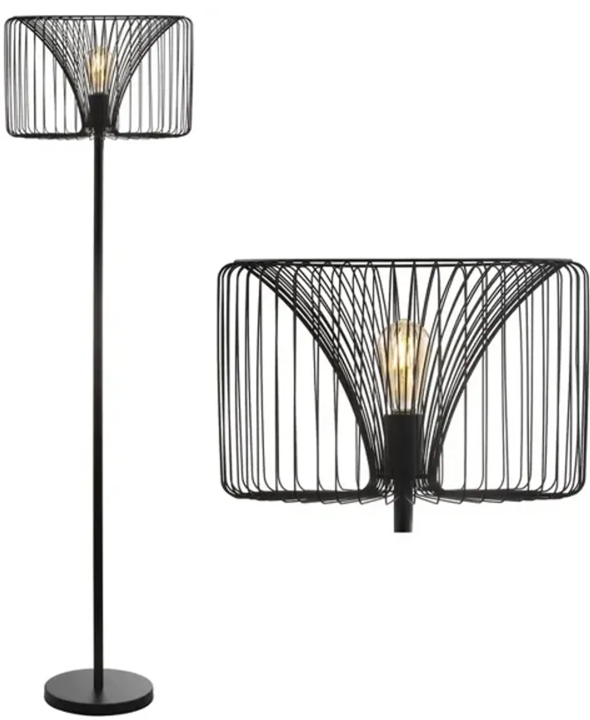 Gridley Metal LED Floor Lamp