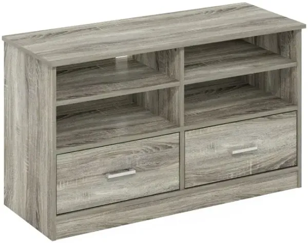 Furinno Jensen TV Stand with Drawer, French Oak