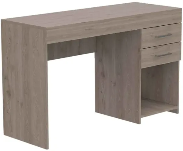 Modern Computer Desk Featuring Two Storage Drawers for Workspace