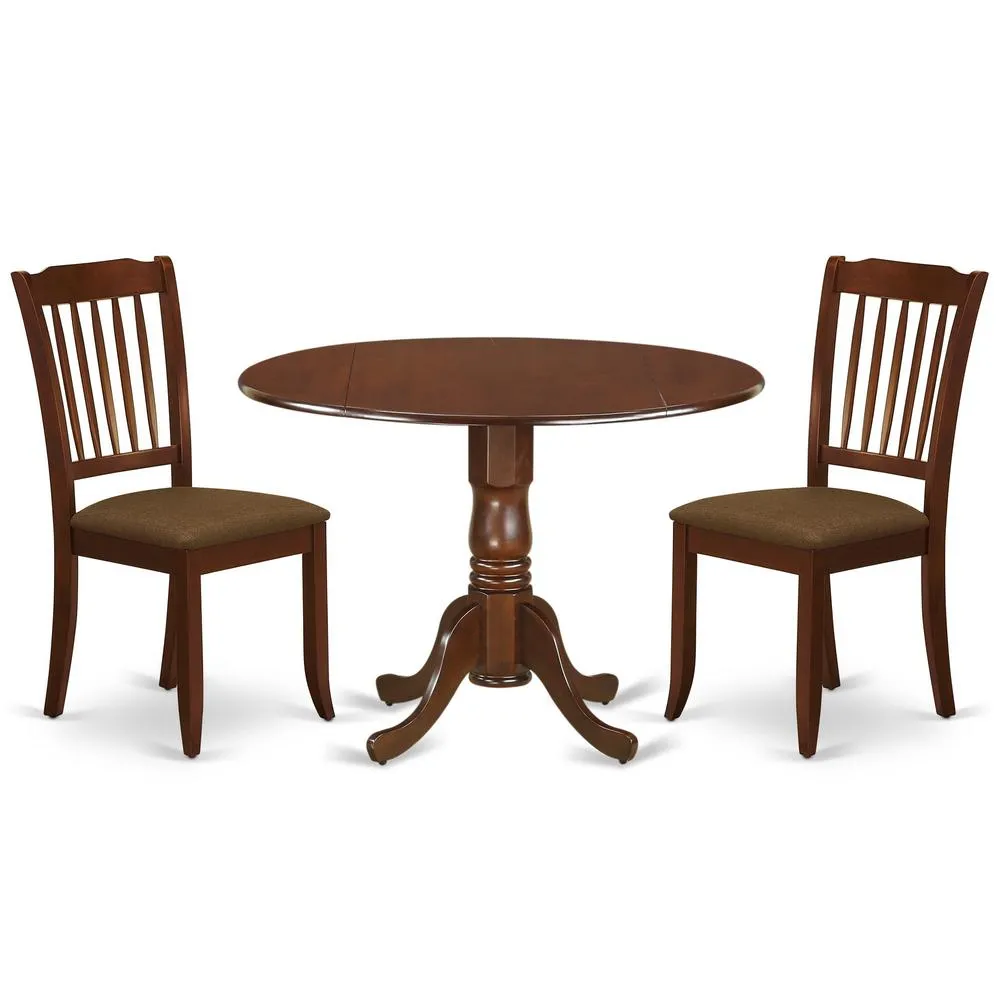 Dining Room Set Mahogany, DLDA3-MAH-C