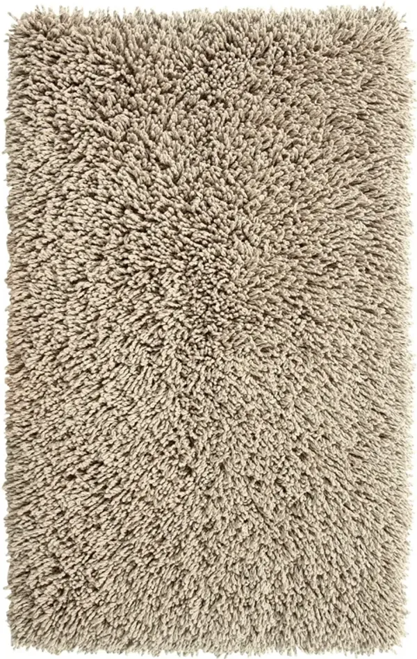 Knightsbridge Melbourne 220 GSF Non Skid Back Bath Rug 24 x 40 - White