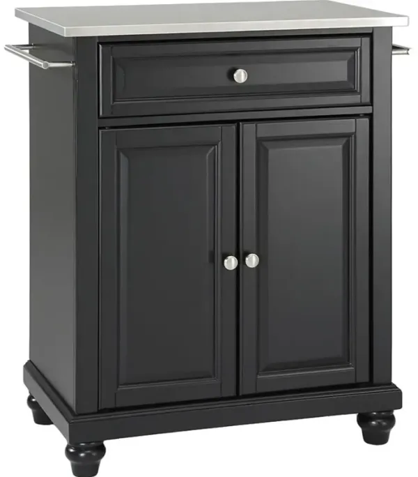 Cambridge Stainless Steel Top Portable Kitchen Island/Cart