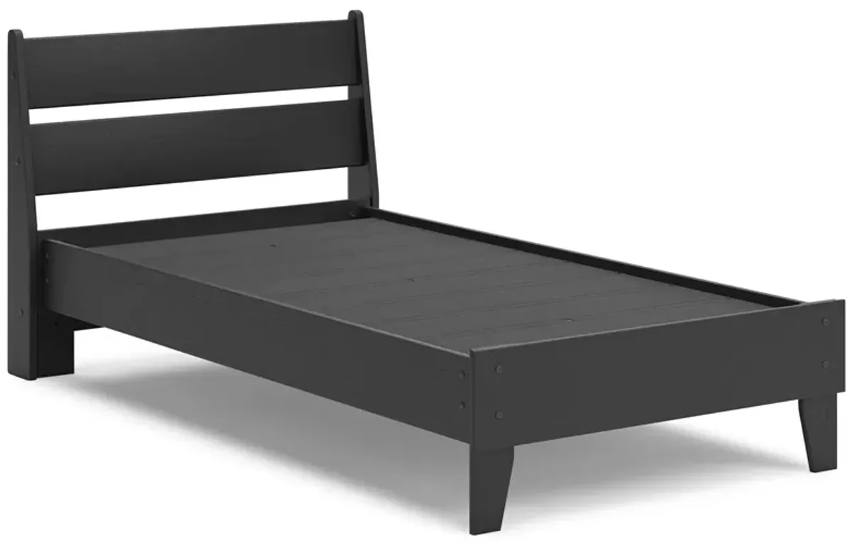 Twin Panel Platform Bed