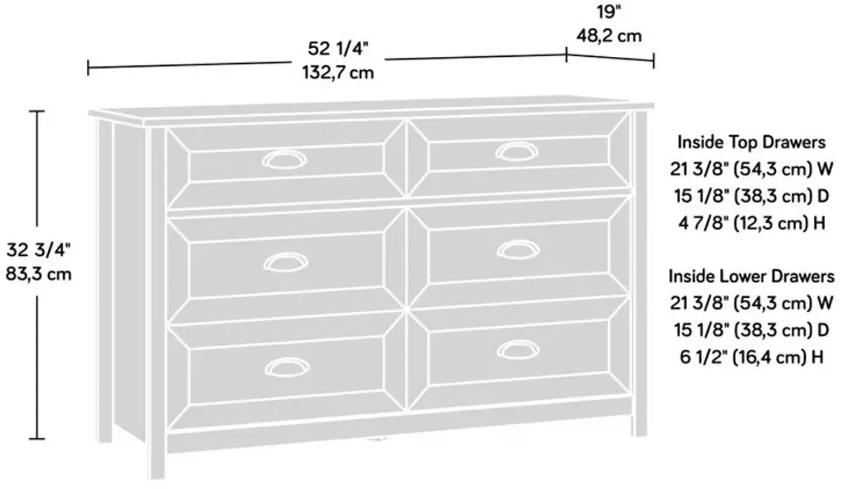 Sauder County Line Dresser Sao