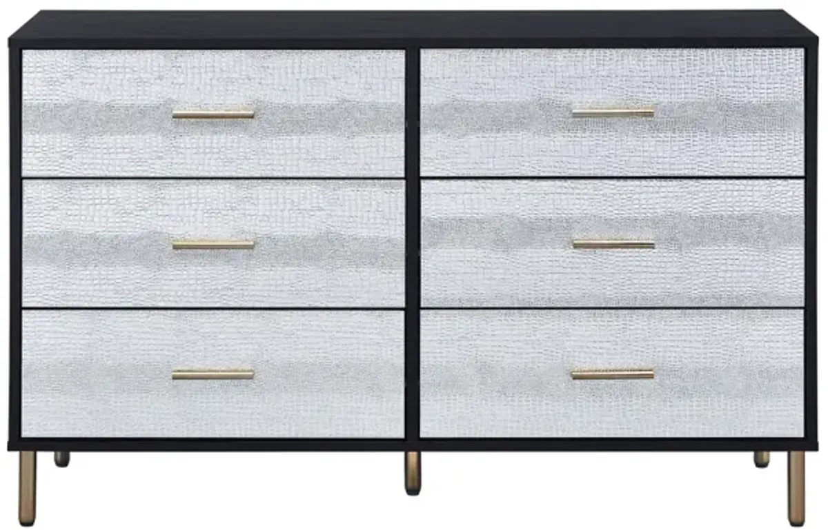 Myles Dresser, Black, Silver & Gold Finish