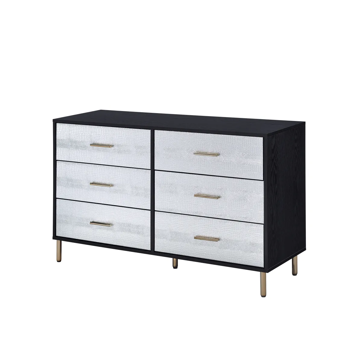 Myles Dresser, Black, Silver & Gold Finish