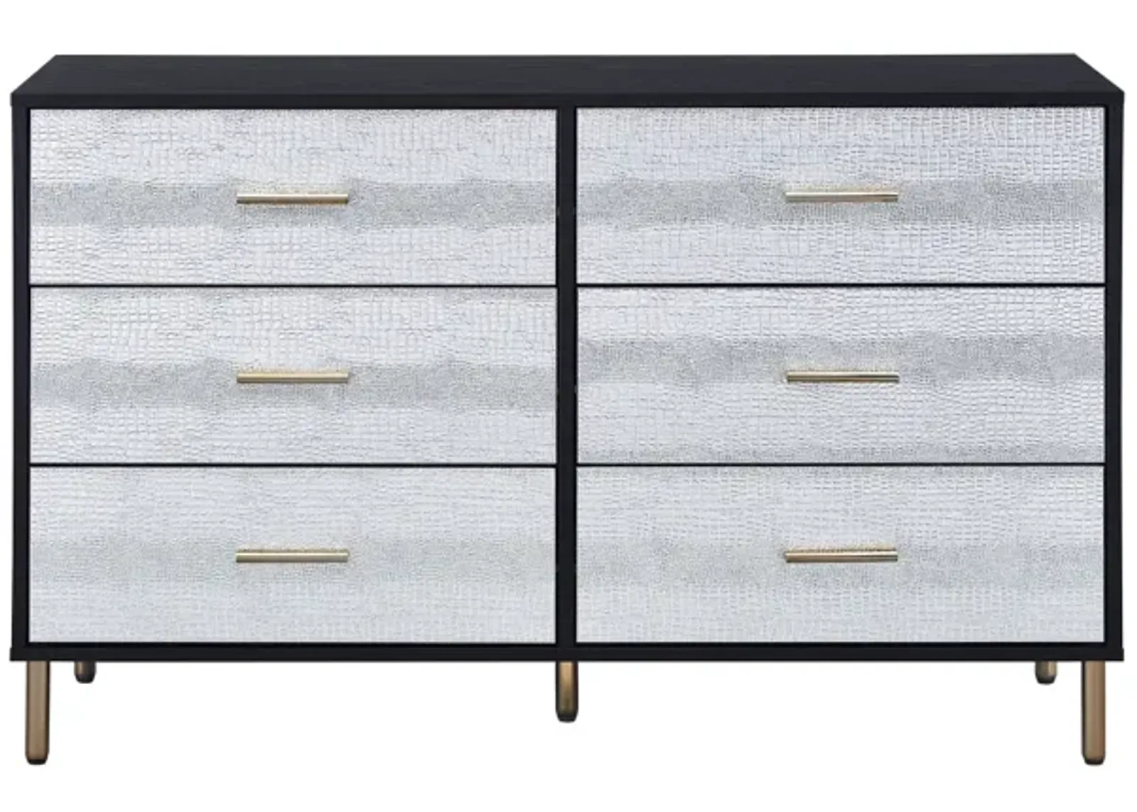 Myles Dresser, Black, Silver & Gold Finish