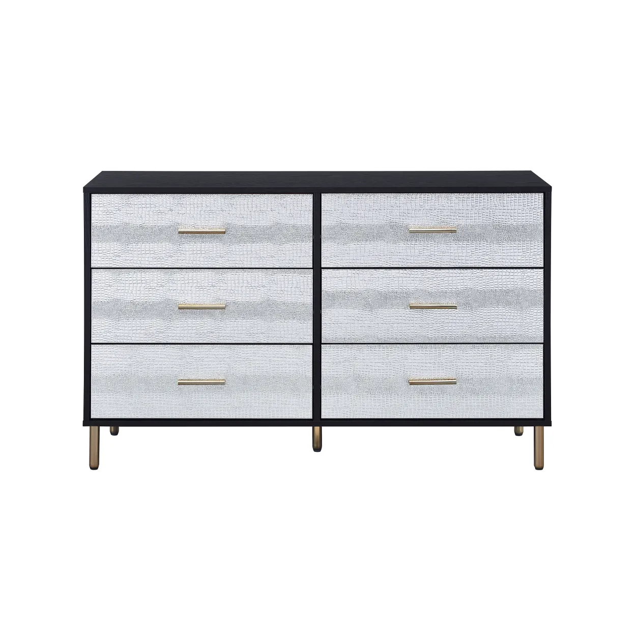 Myles Dresser, Black, Silver & Gold Finish