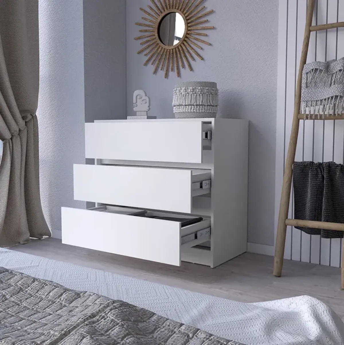 Dresser Maldus, Bedroom, White