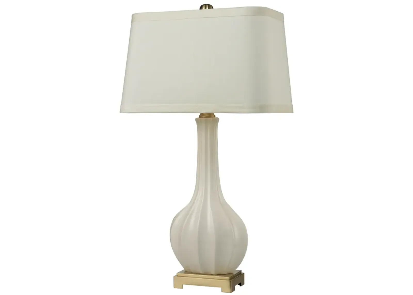 Fluted Ceramic Table Lamp