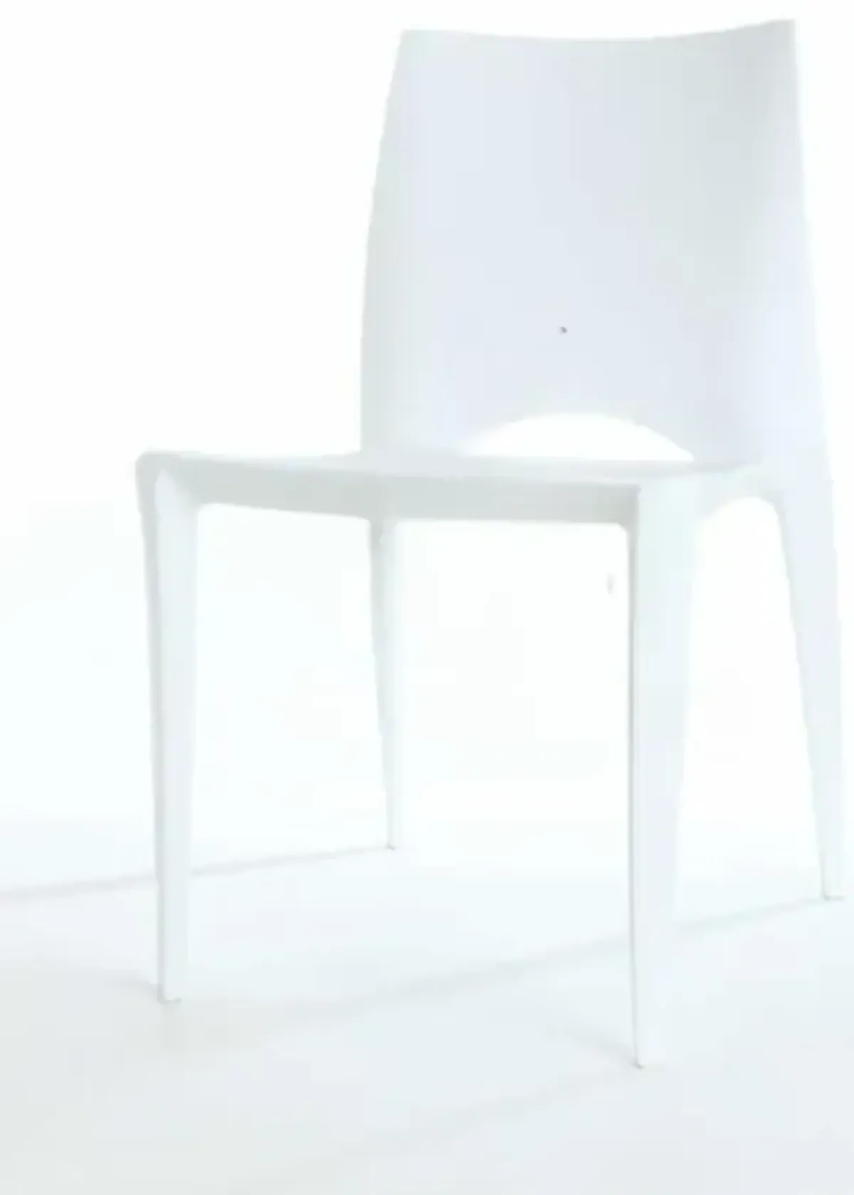 Commerical Seating Products White Crescent Dining Chairs