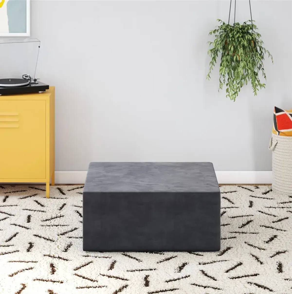 The Flower Pouf Ottoman Microfiber