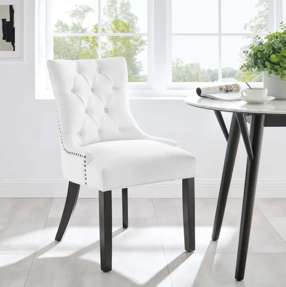 Regent Tufted Fabric Dining Chair