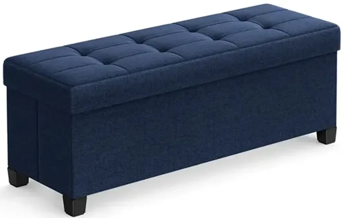 Storage Ottoman Bench for Bedroom, Living Room, or Entryway