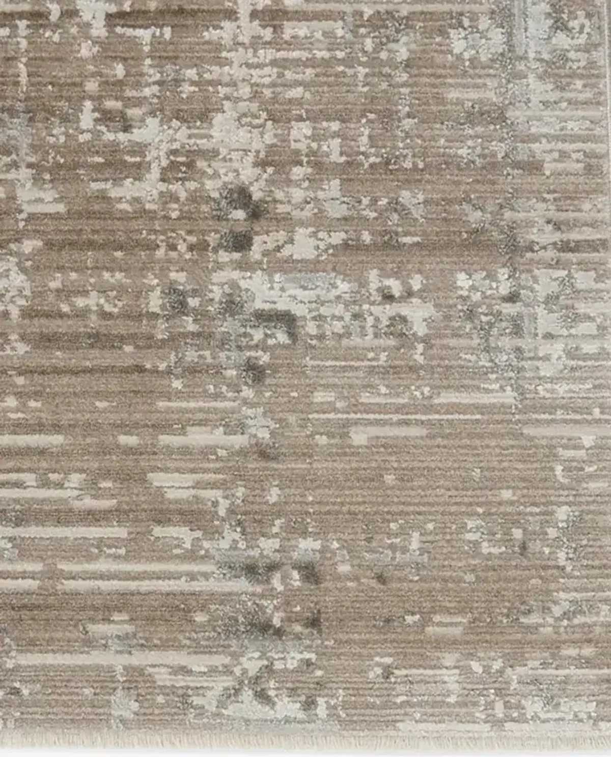 En Blanc Ginevra Gray 3' x 8' Runner Rug