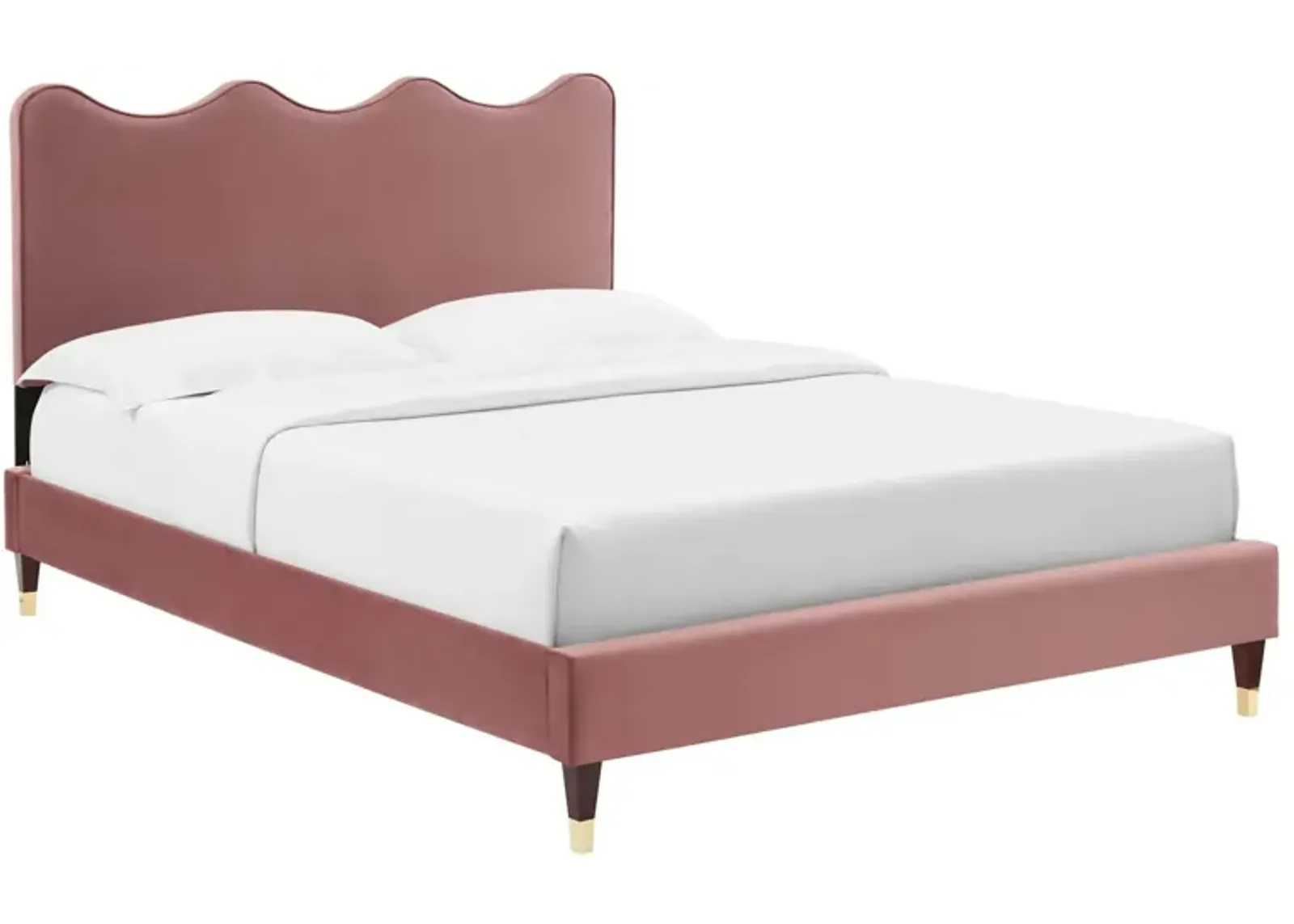 Modway - Current Performance Velvet Full Platform Bed