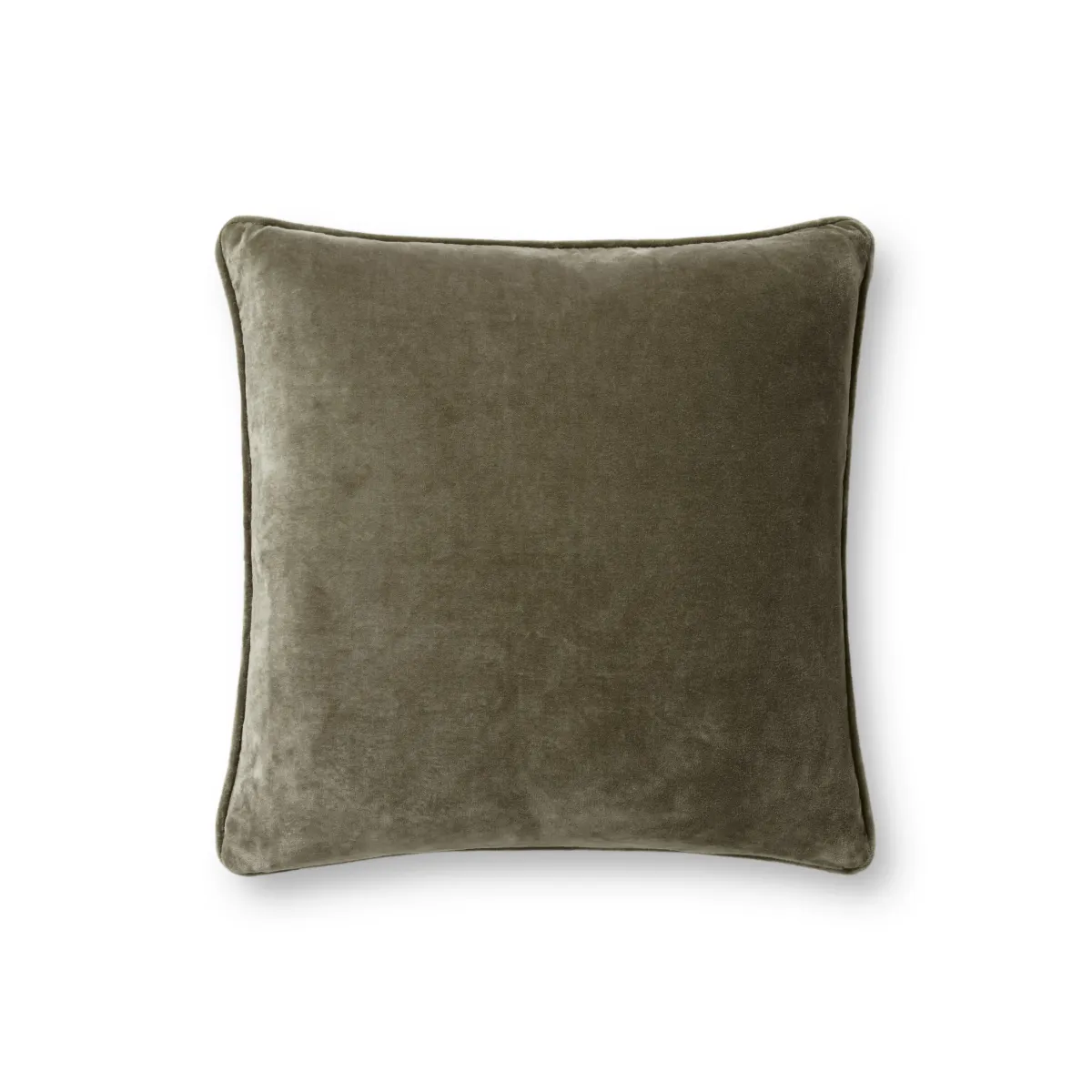 PMH1153 Sand 18"x18" Polyester Pillow by Magnolia Home by Joanna Gaines x Loloi