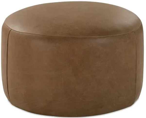 Cleo Leather Ottoman