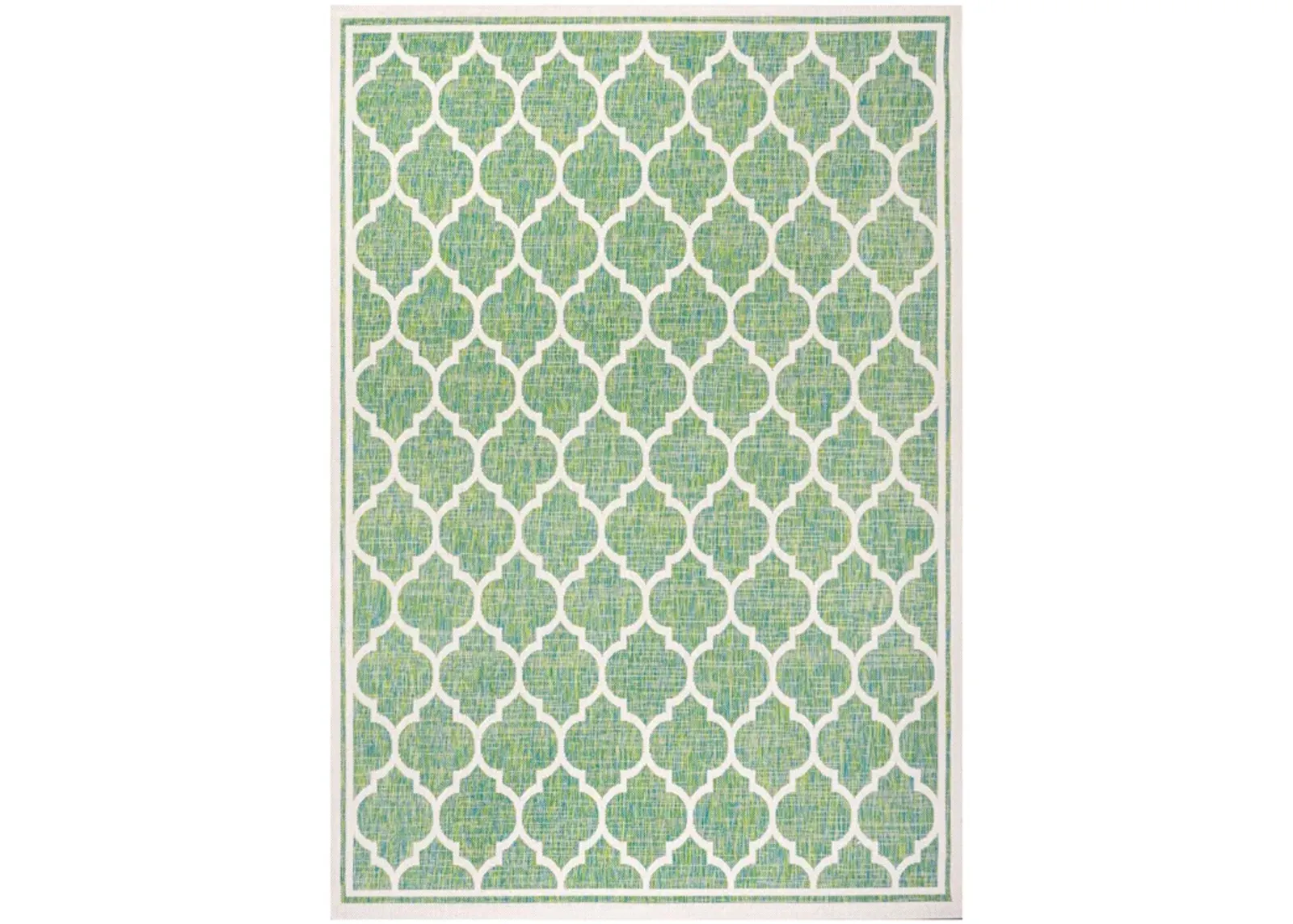 Trebol Moroccan Trellis Textured Weave Indoor/Outdoor Area Rug