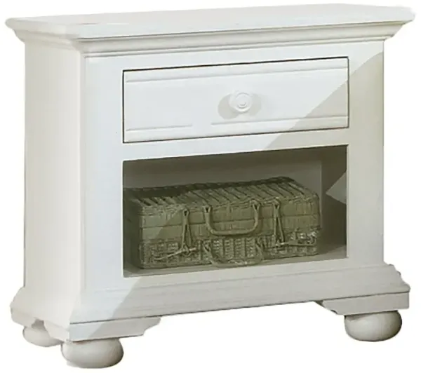 Cottage Traditions 1-Drawer Nightstand - White Cottage