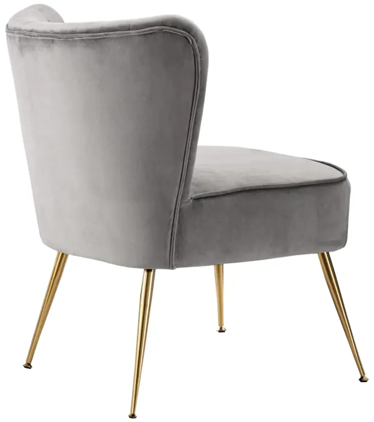 WestinTrends 22" Wide Tufted Velvet Accent Chair