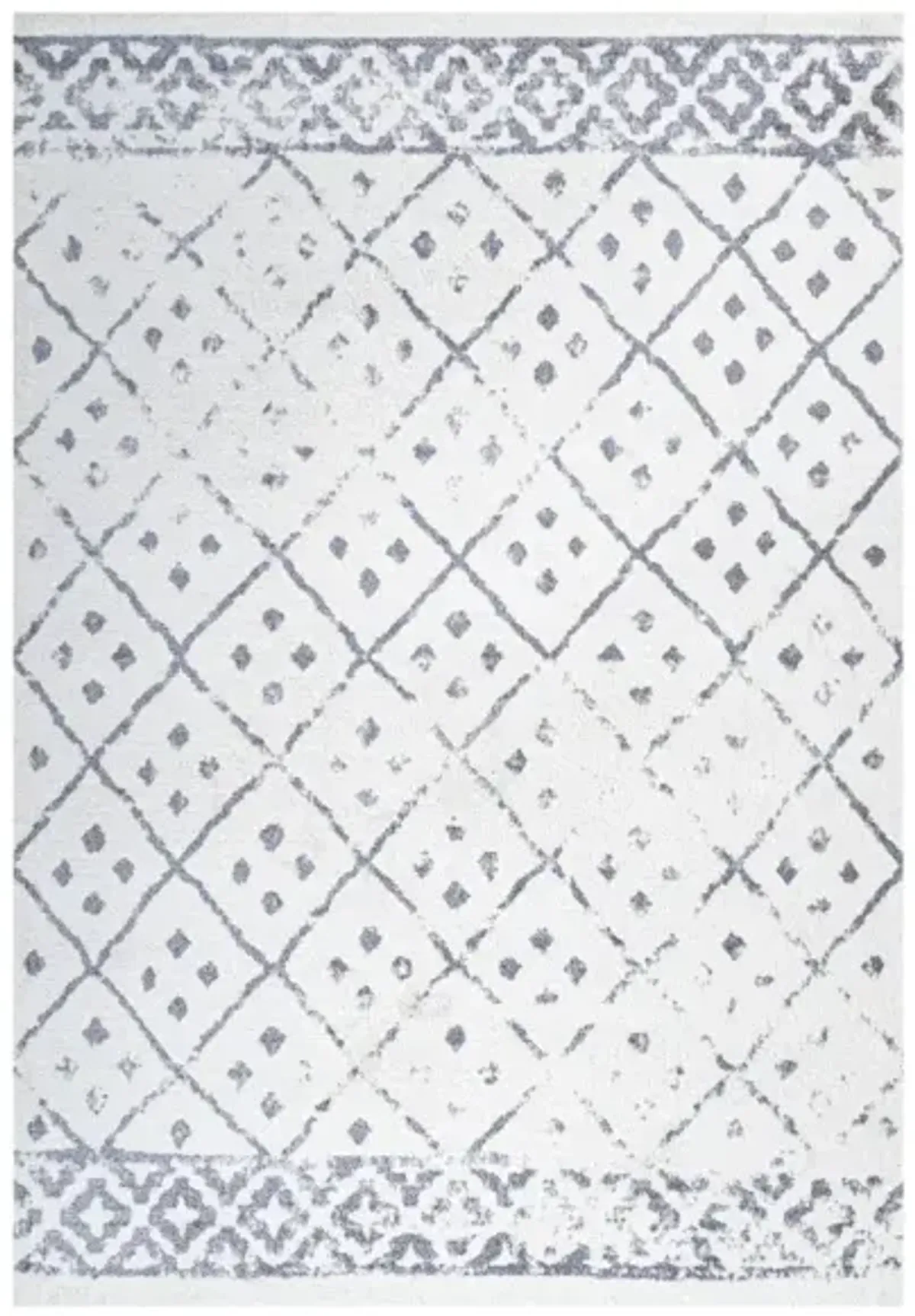 Juba Moroccan Geometric Diamond Area Rug