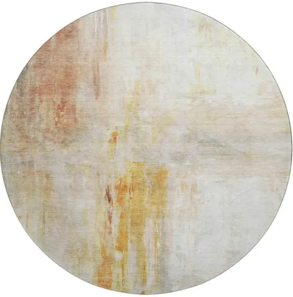 Ravenna RN2 Paprika 8' Round Rug