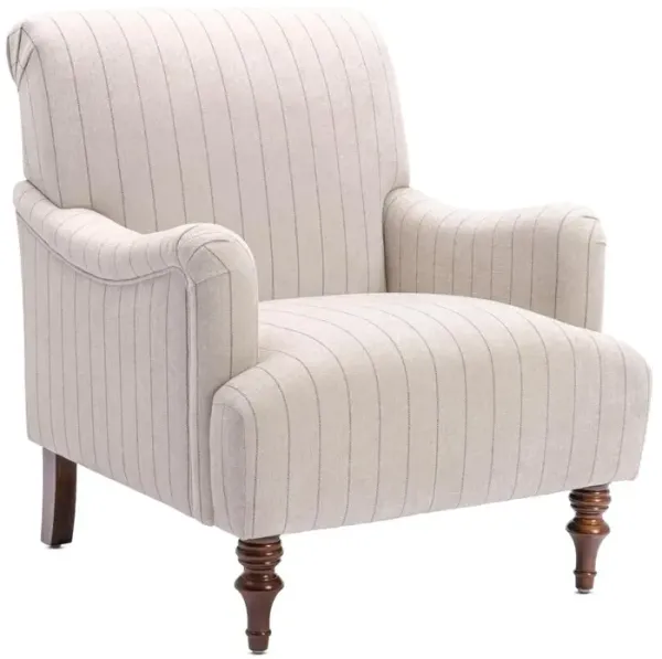 Seville Sea Oat Striped Arm Chair