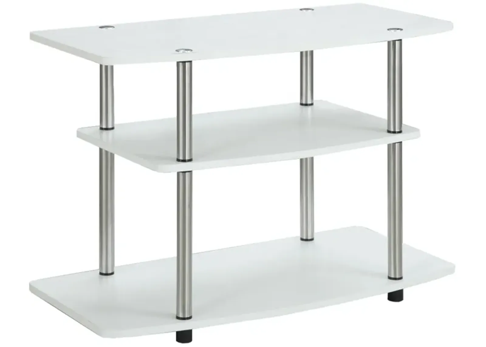 Convenience Concepts Designs2Go No Tools 3 Tier TV Stand