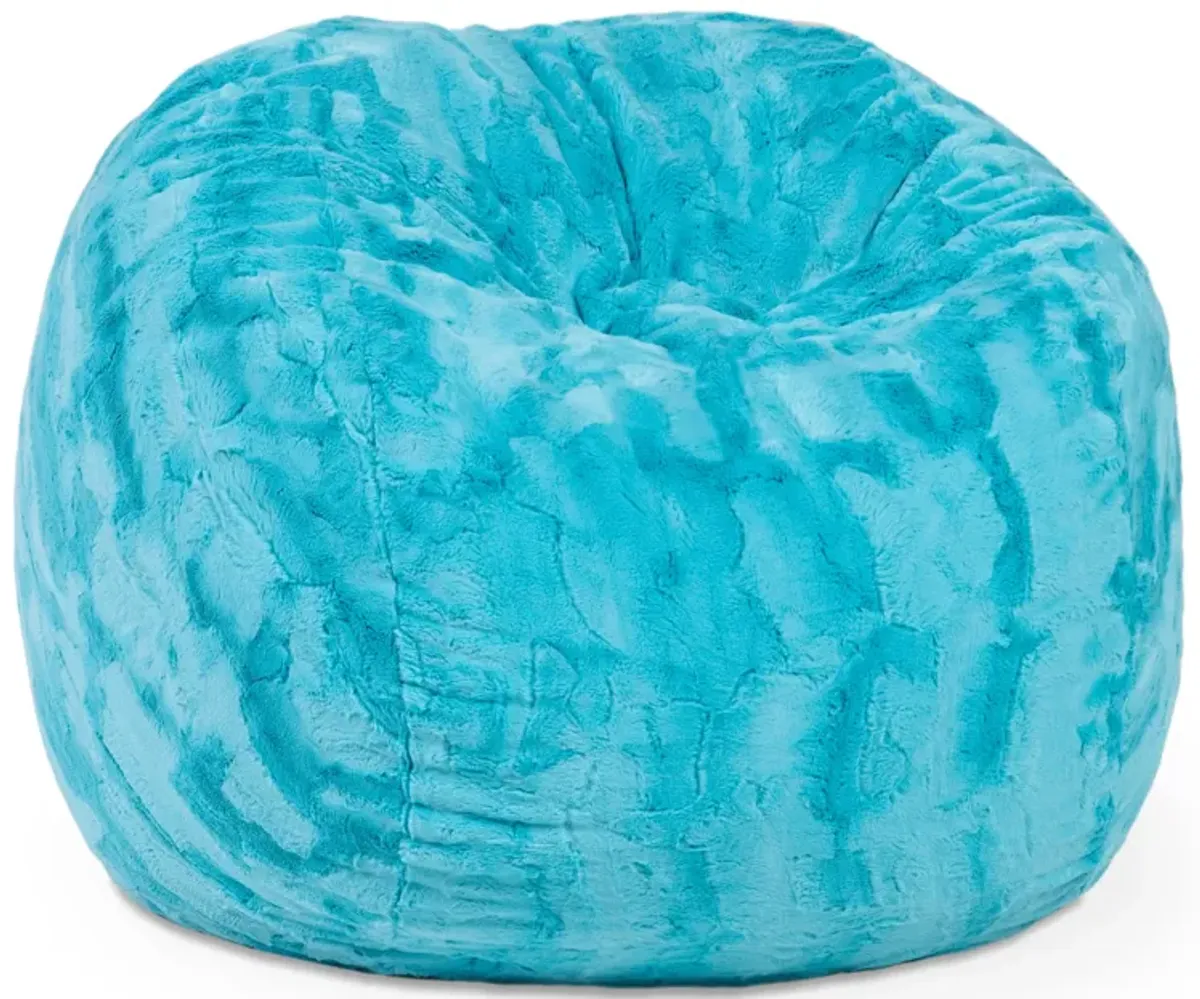 Jaxx Saxx 3 Foot Bean Bag Chair - Faux Fur