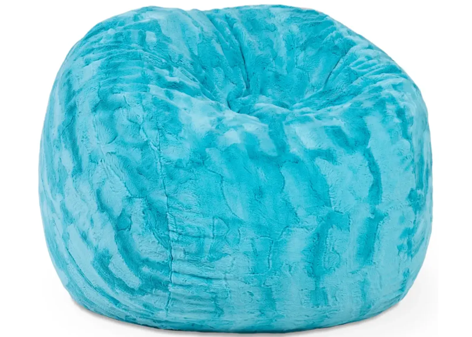 Jaxx Saxx 3 Foot Bean Bag Chair - Faux Fur - Fun Colors