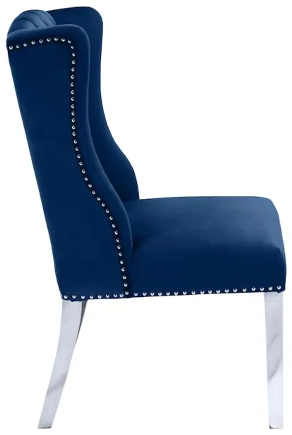 Meridian Furniture Suri Navy Velvet Dining Chair, Set of 2