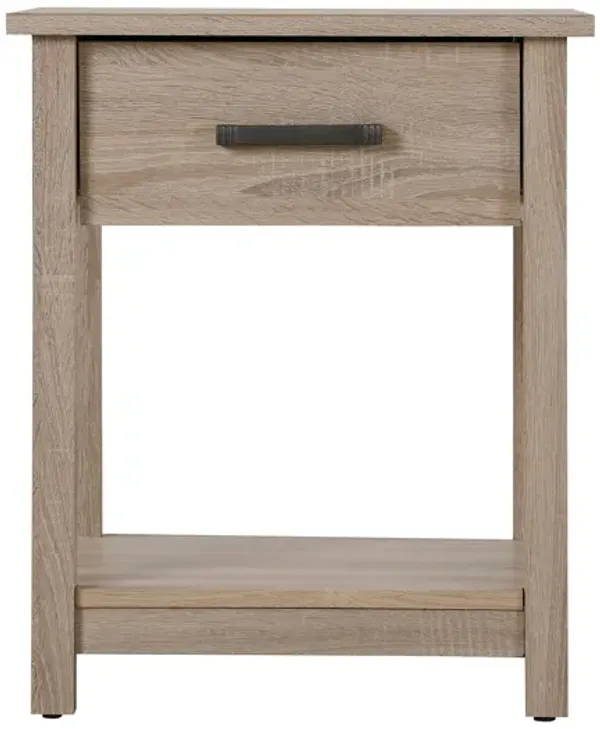 Salem 1-Drawer Nightstand (24 in. H x 19 in. W x 20 in. D)