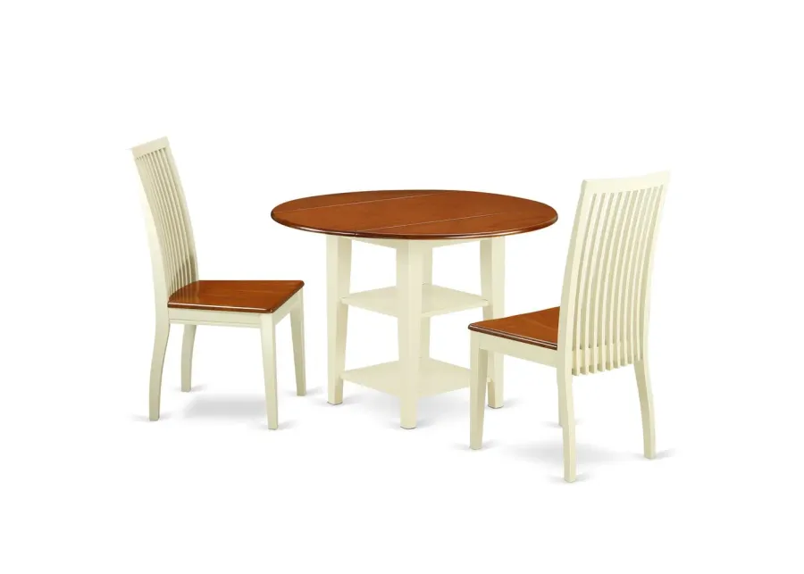 Dining Room Set Buttermilk & Cherry