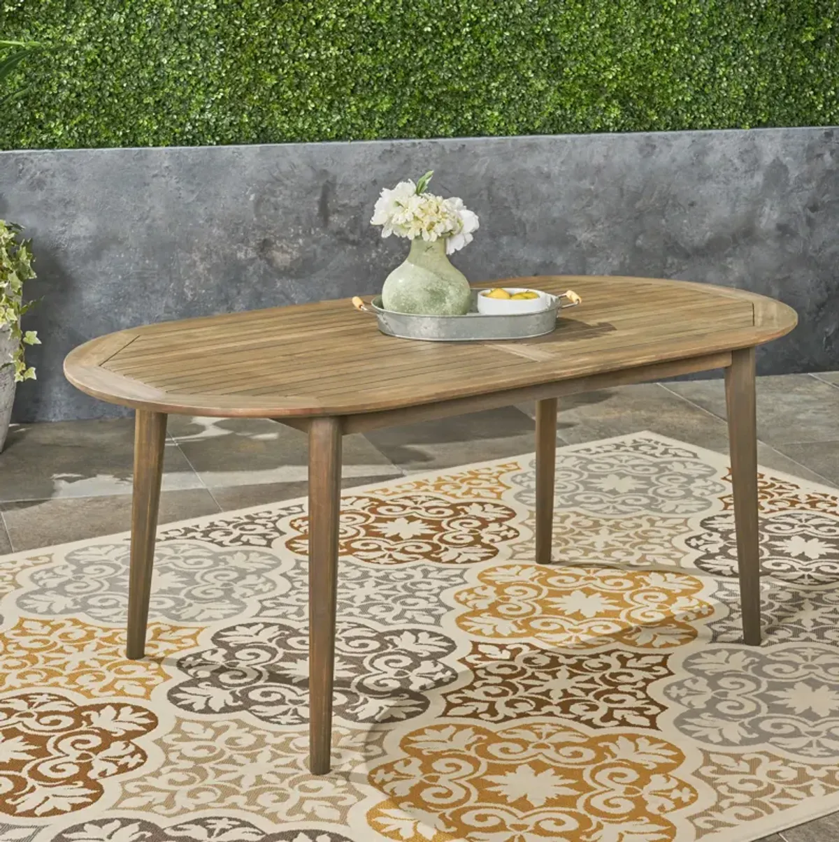 Merax Chic Design Outdoor Dining Table