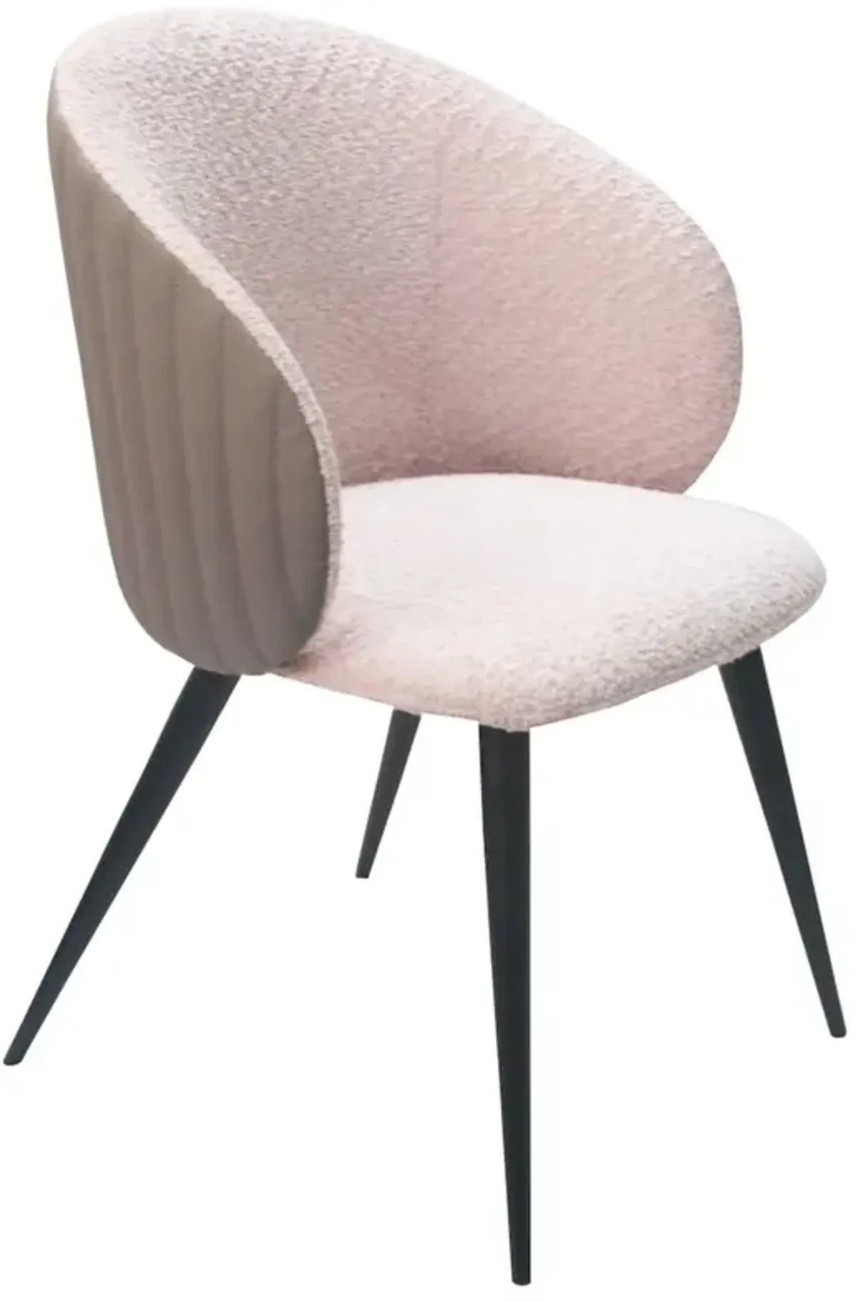 Modrest Marnie - Contemporary Gray + Cream Dining Chair