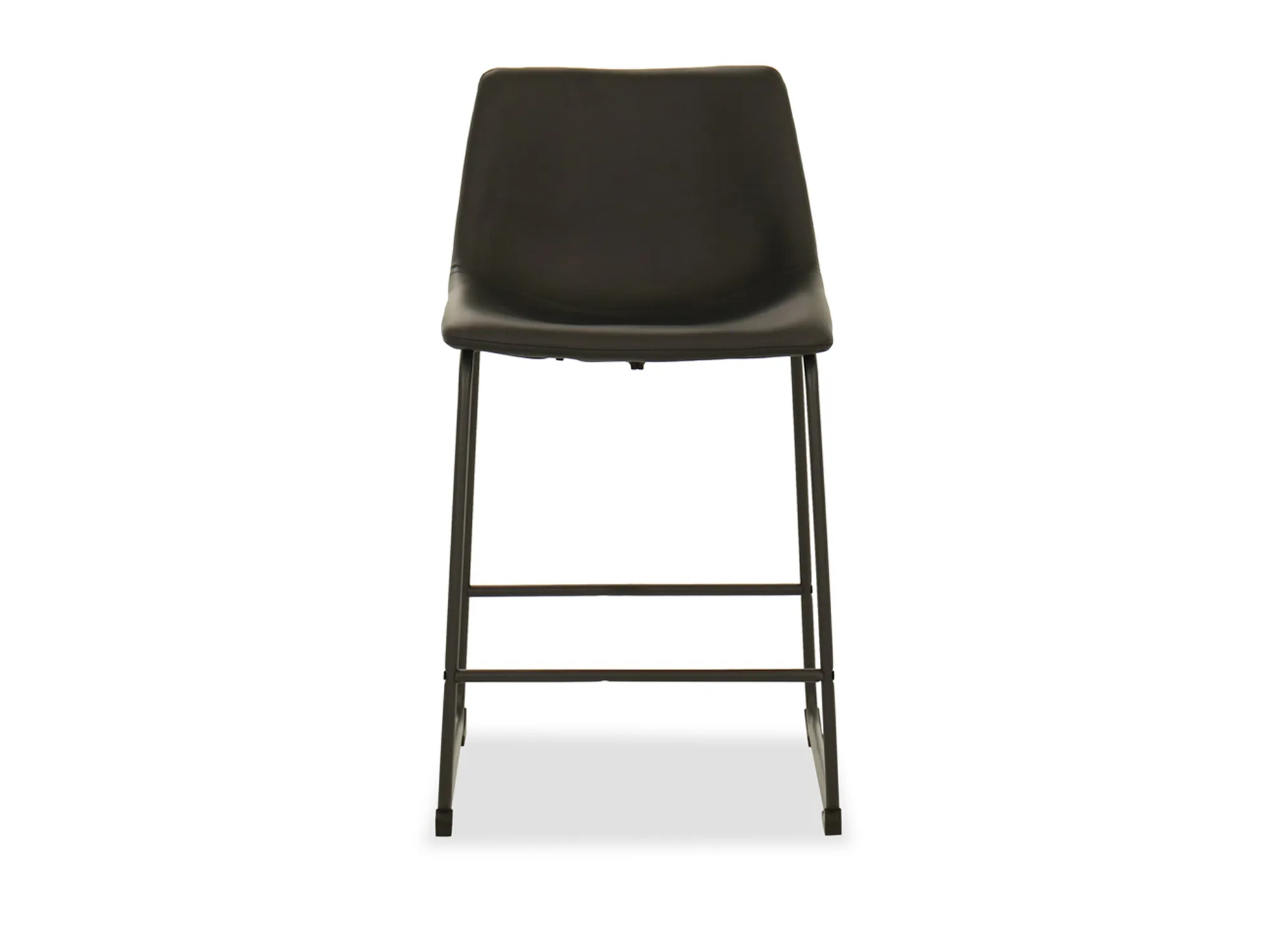 Centiar Upholstered Bar Stool, Black