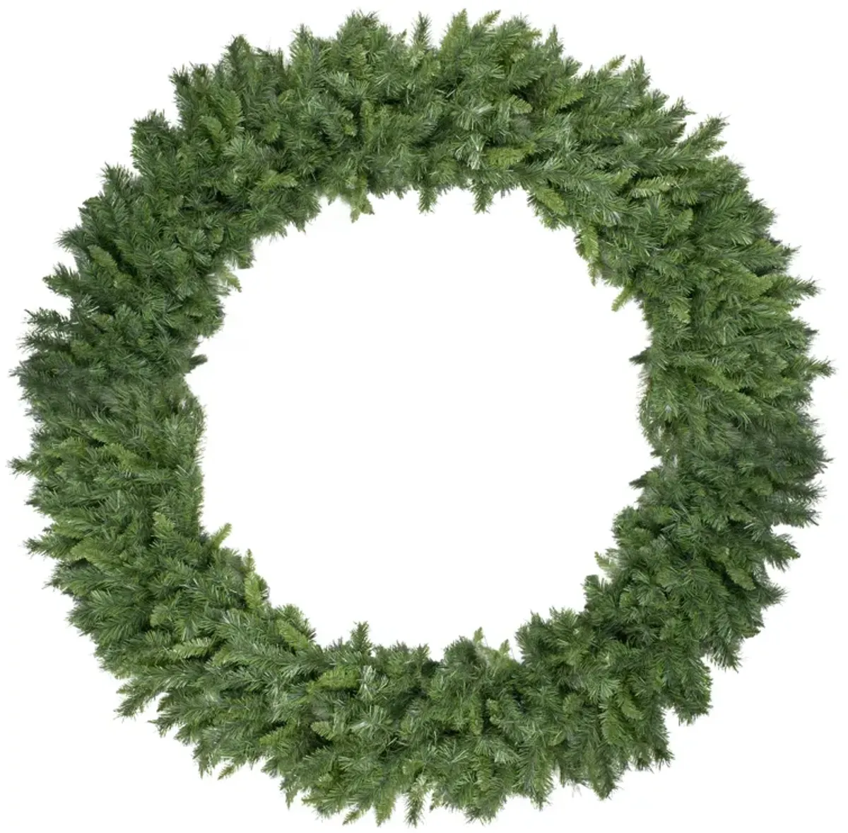 Green Lush Mixed Pine Artificial Christmas Wreath - 72-Inch  Unlit