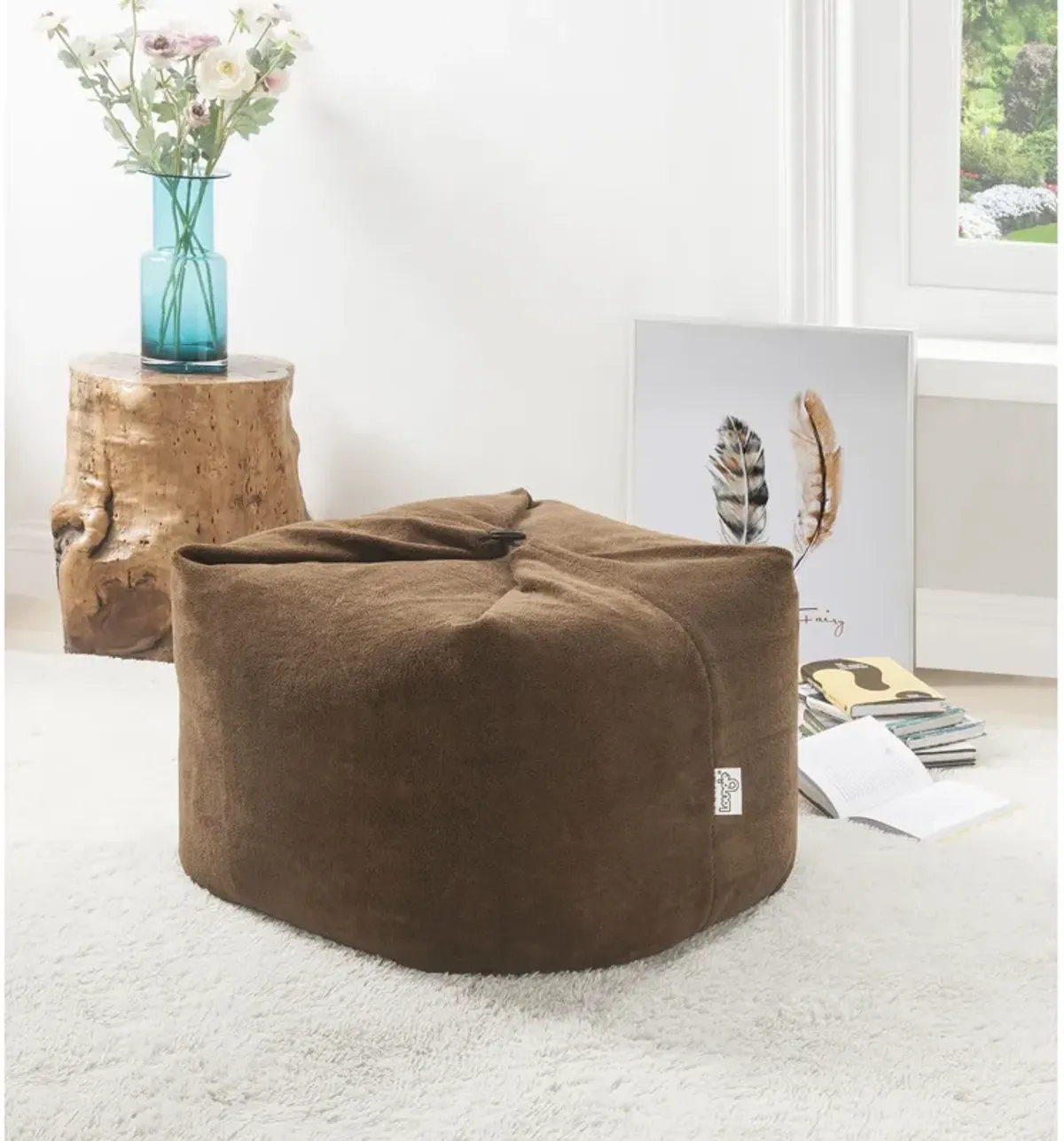 Loungie Magic Pouf Bean Bag Chair